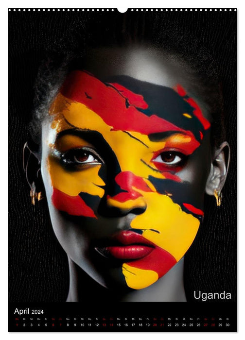 African beauties (CALVENDO wall calendar 2024) 
