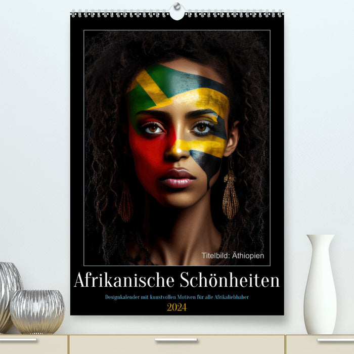 African Beauties (CALVENDO Premium Wall Calendar 2024) 