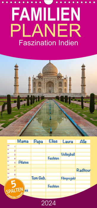 Fascination with India (CALVENDO family planner 2024) 
