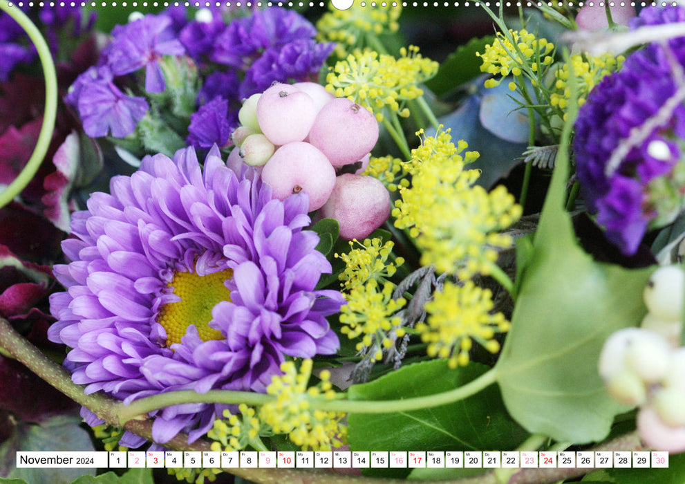 Blumenpracht - Blüten und Sträuße (CALVENDO Premium Wandkalender 2024)