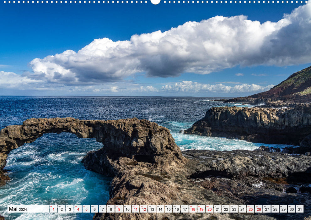 Kanarische Inseln - El Hierro (CALVENDO Wandkalender 2024)