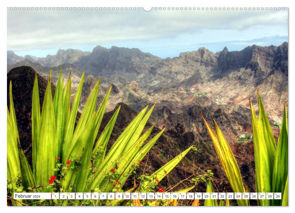 Cabo Verde - Sao Vicente, Santo Antao und Santiago (CALVENDO Wandkalender 2024)