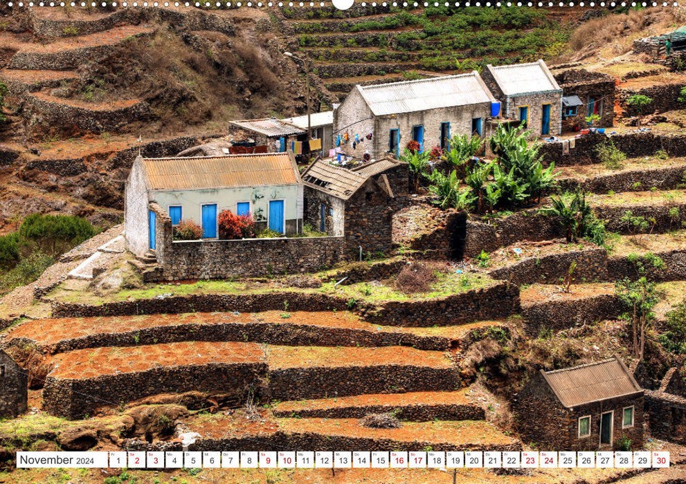 Cabo Verde - Sao Vicente, Santo Antao and Santiago (CALVENDO Premium Wall Calendar 2024) 