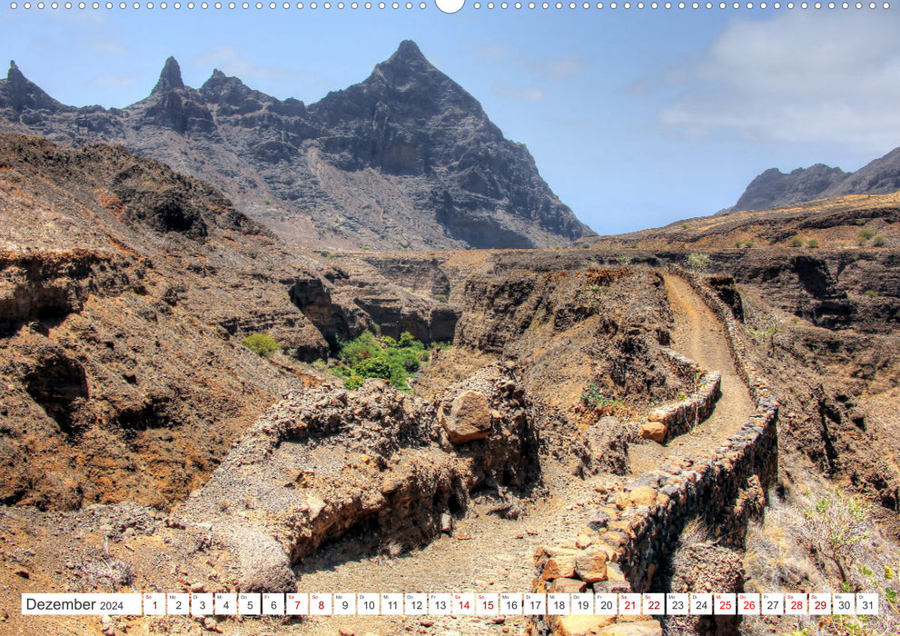 Cabo Verde - Sao Vicente, Santo Antao and Santiago (CALVENDO Premium Wall Calendar 2024) 