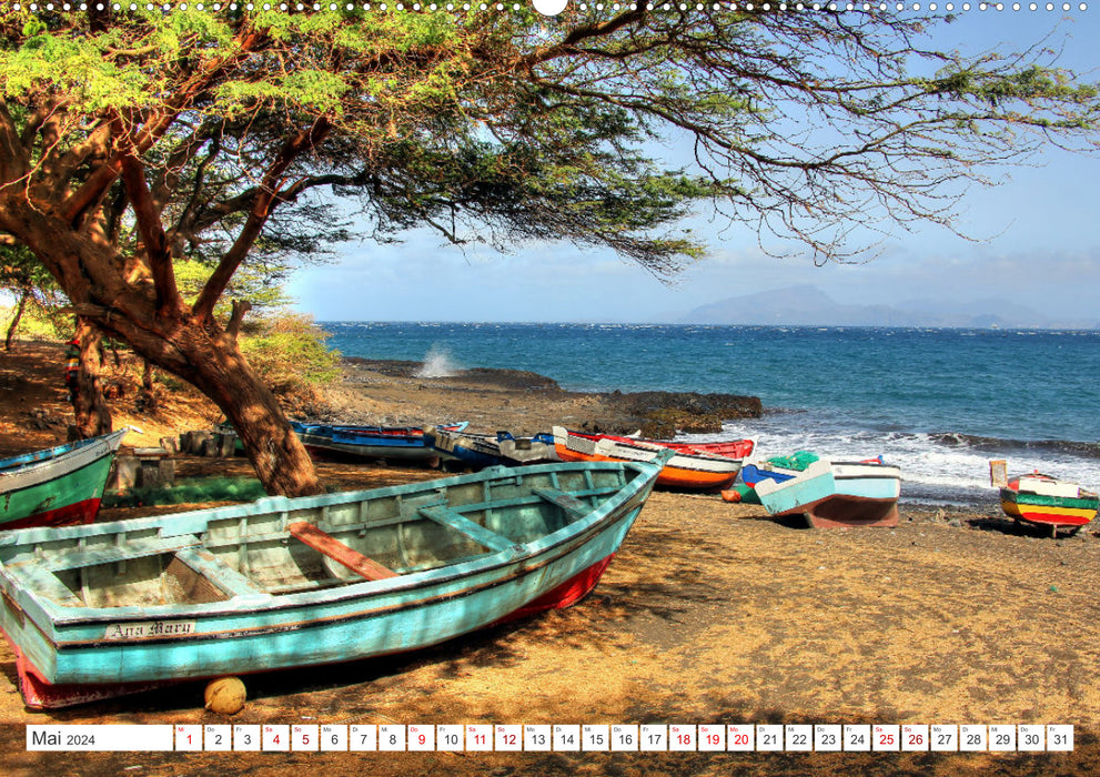 Cabo Verde - Sao Vicente, Santo Antao und Santiago (CALVENDO Premium Wandkalender 2024)