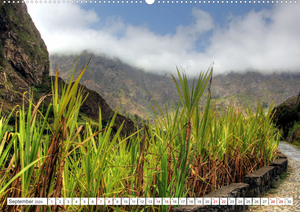 Cap-Vert – Sao Vicente, Santo Antao et Santiago (Calvendo Premium Wall Calendar 2024) 