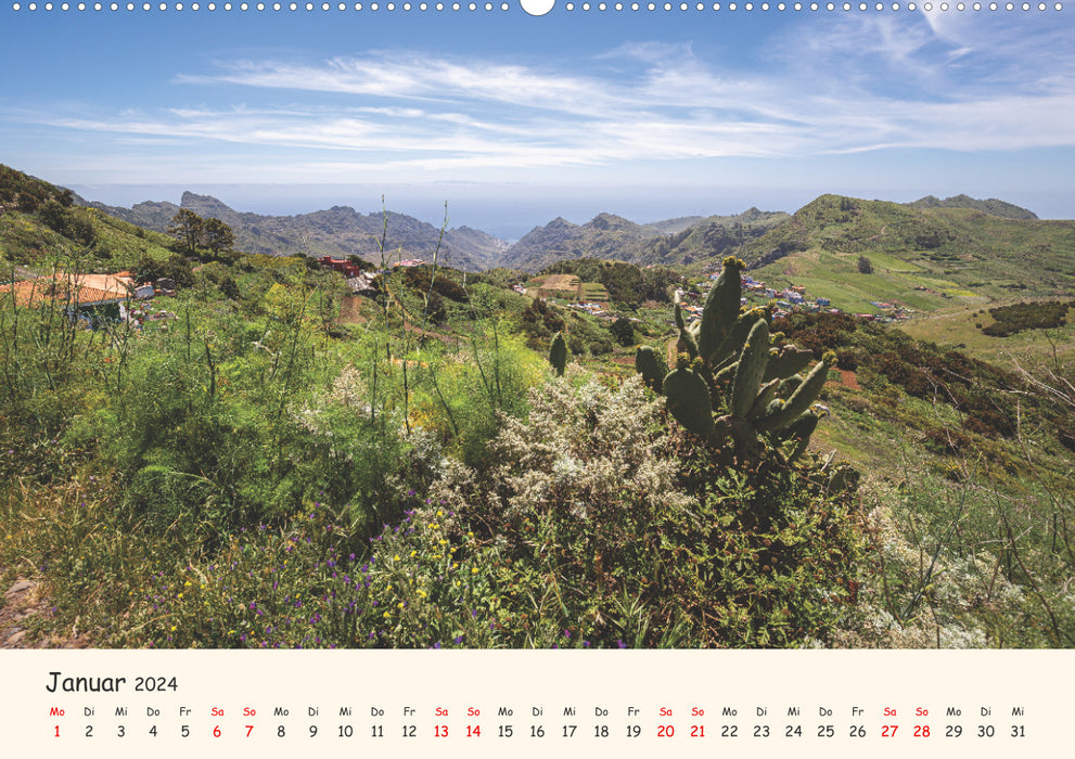 Tenerife en images (Calendrier mural CALVENDO 2024) 