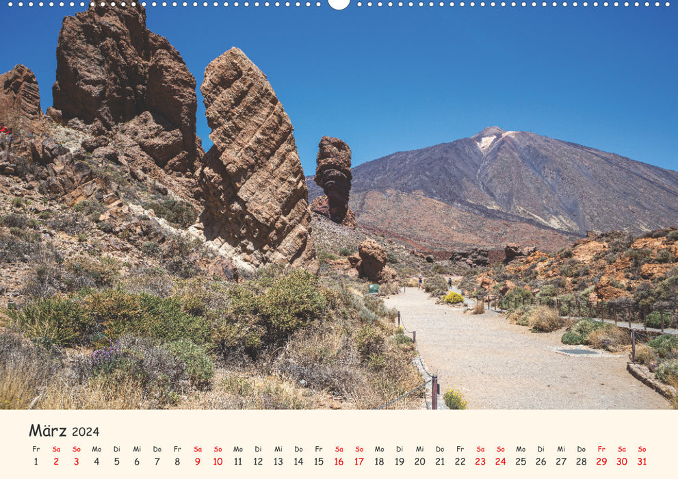 Tenerife en images (Calendrier mural CALVENDO 2024) 