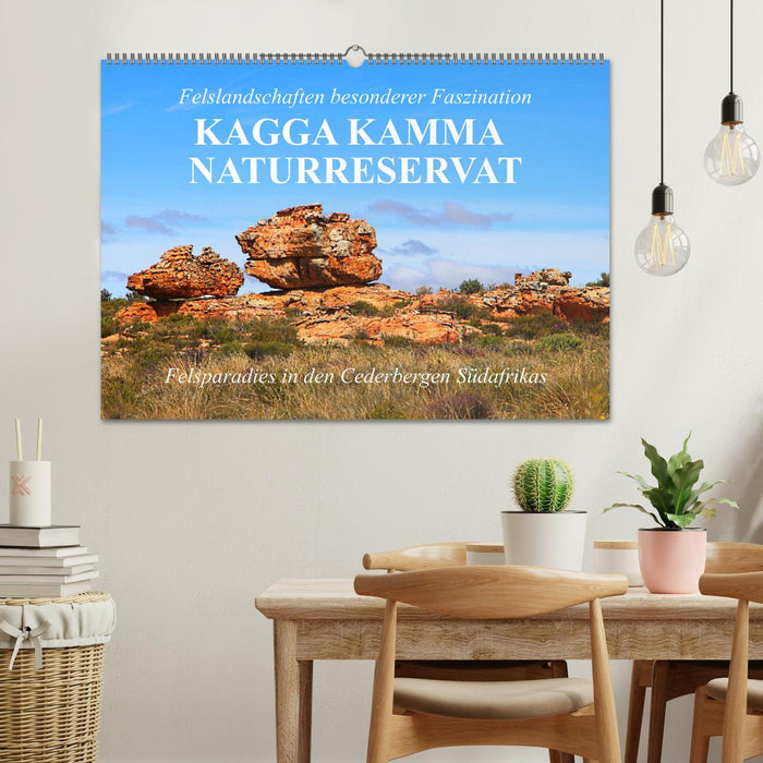 Paysages rocheux particulièrement fascinants - Réserve naturelle de Kagga Kamma (calendrier mural CALVENDO 2024) 