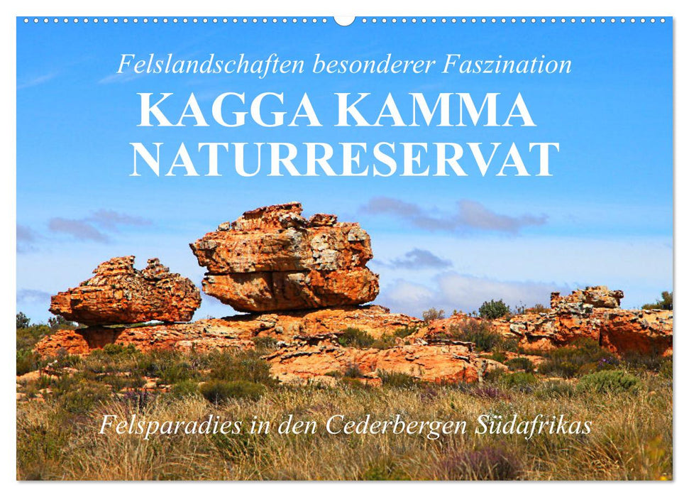 Paysages rocheux particulièrement fascinants - Réserve naturelle de Kagga Kamma (calendrier mural CALVENDO 2024) 