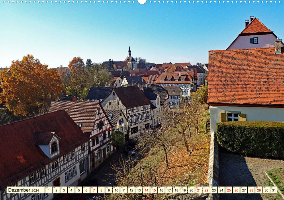 Sur la route à Bad Wimpfen (calendrier mural CALVENDO 2024) 