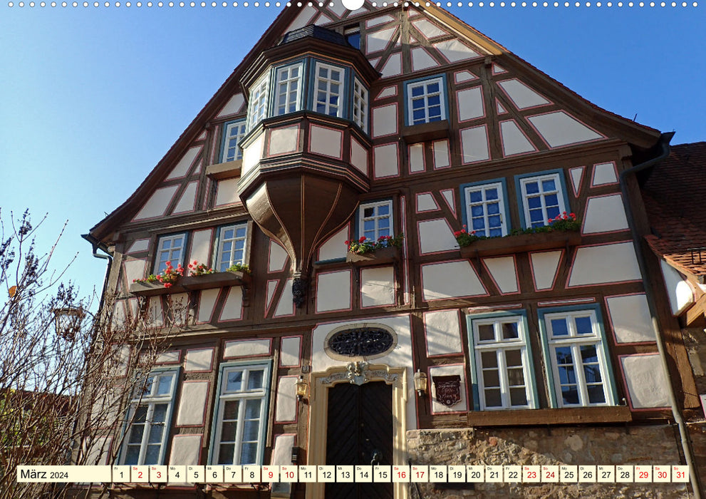 Sur la route à Bad Wimpfen (calendrier mural CALVENDO 2024) 