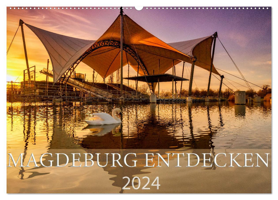 Magdeburg entdecken (CALVENDO Wandkalender 2024)
