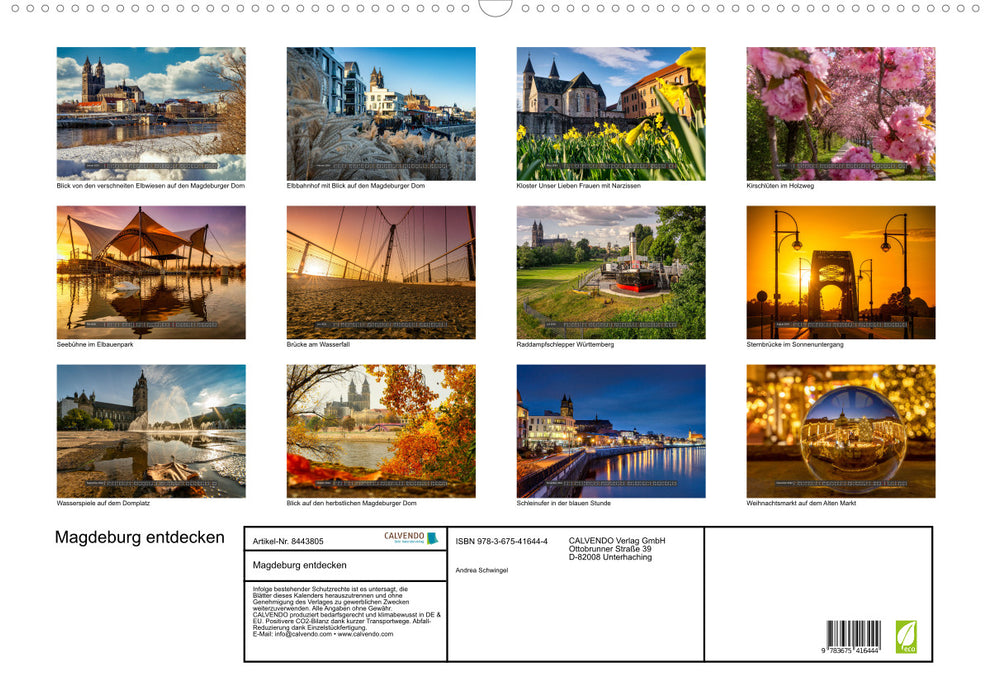 Discover Magdeburg (CALVENDO wall calendar 2024) 