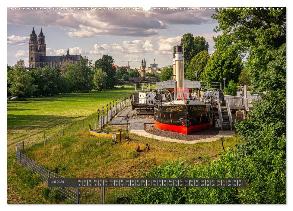 Magdeburg entdecken (CALVENDO Premium Wandkalender 2024)