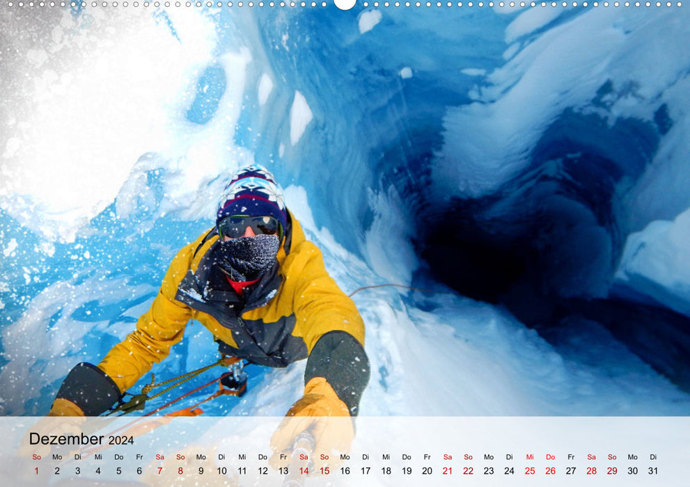 Extremsport Eisklettern (CALVENDO Wandkalender 2024)