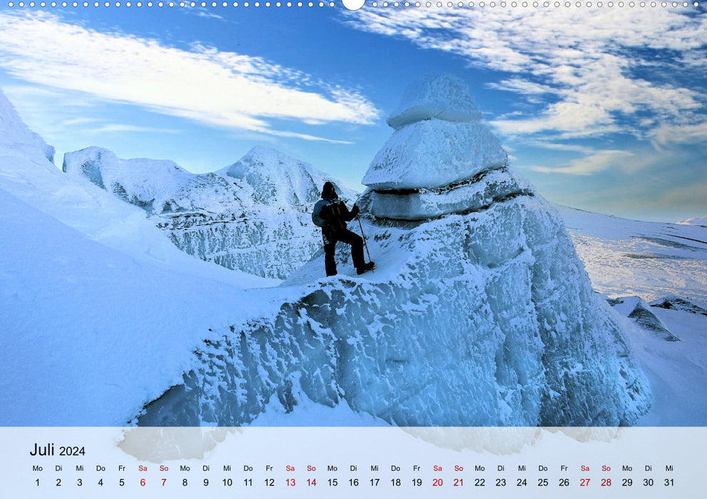 Extremsport Eisklettern (CALVENDO Wandkalender 2024)