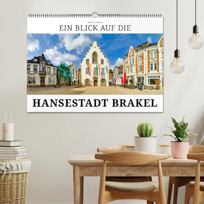 Ein Blick auf die Hansestadt Brakel (CALVENDO Wandkalender 2024)
