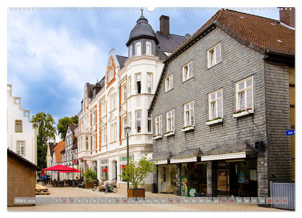 A look at the Hanseatic city of Brakel (CALVENDO wall calendar 2024) 