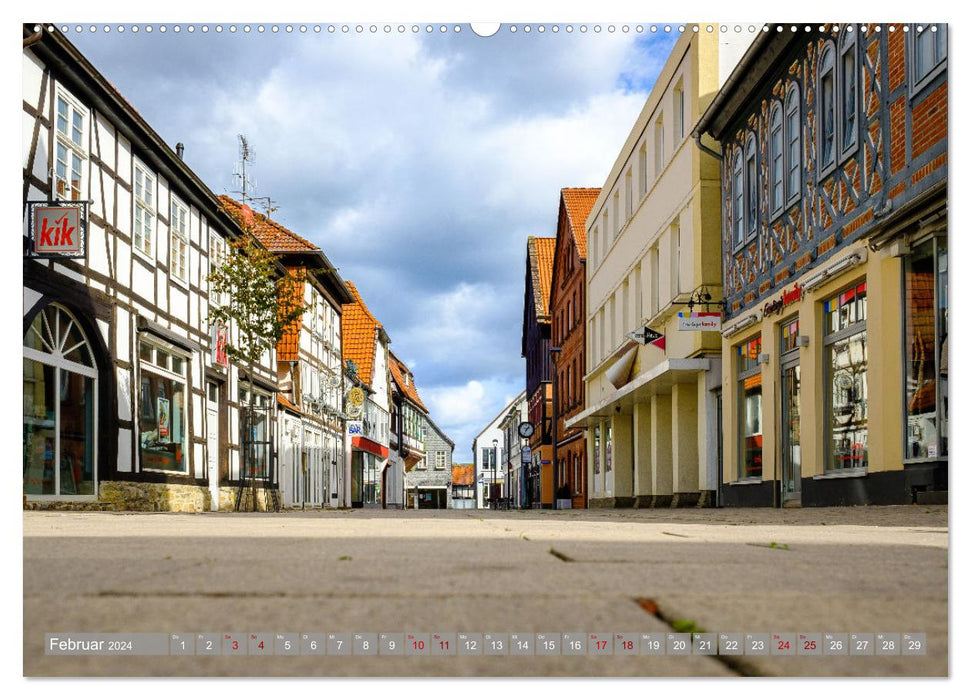 A look at the Hanseatic city of Brakel (CALVENDO Premium Wall Calendar 2024) 