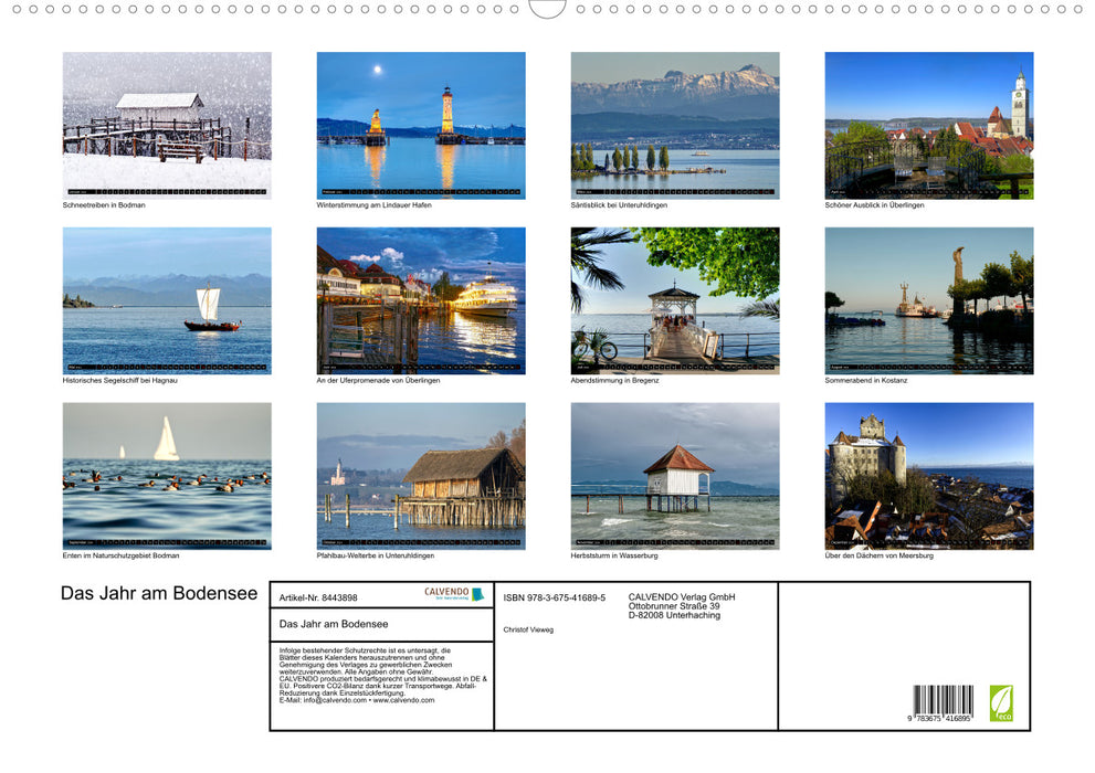 The year at Lake Constance (CALVENDO wall calendar 2024) 