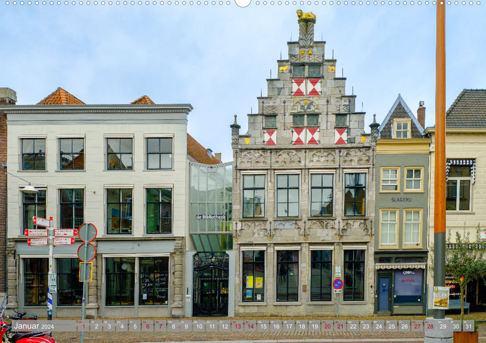 Un regard sur Dordrecht (calendrier mural CALVENDO 2024) 