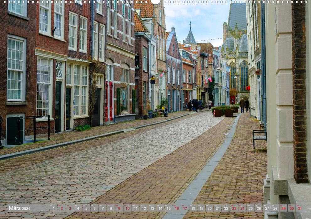 Ein Blick auf Dordrecht (CALVENDO Wandkalender 2024)