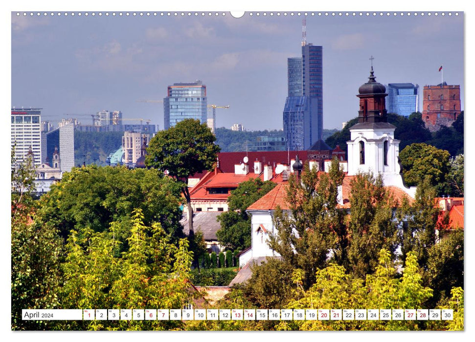 Vilnius - The Rome of the East (CALVENDO wall calendar 2024) 