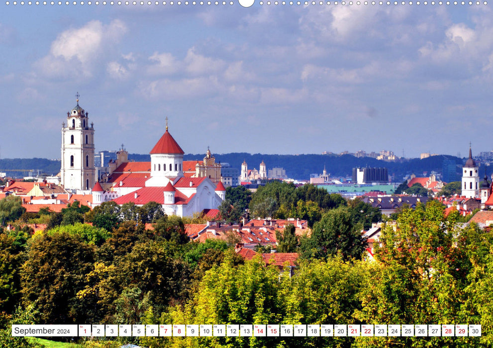 Vilnius - The Rome of the East (CALVENDO Premium Wall Calendar 2024) 