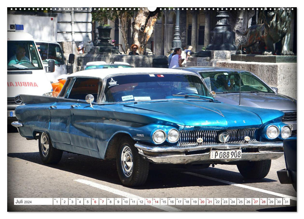 Best of Buick LeSabre - An eye-catcher in Havana (CALVENDO Premium Wall Calendar 2024)