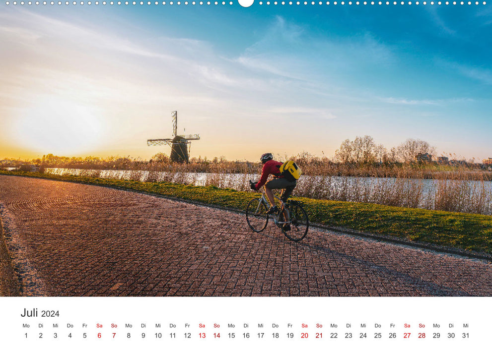 Radtouren - Weil Fahrrad fahren das schönste ist. (CALVENDO Premium Wandkalender 2024)