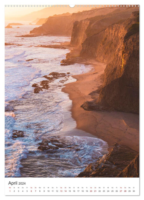 Californie - plages de rêve, villes cosmopolites et nature intacte (calendrier mural CALVENDO 2024) 