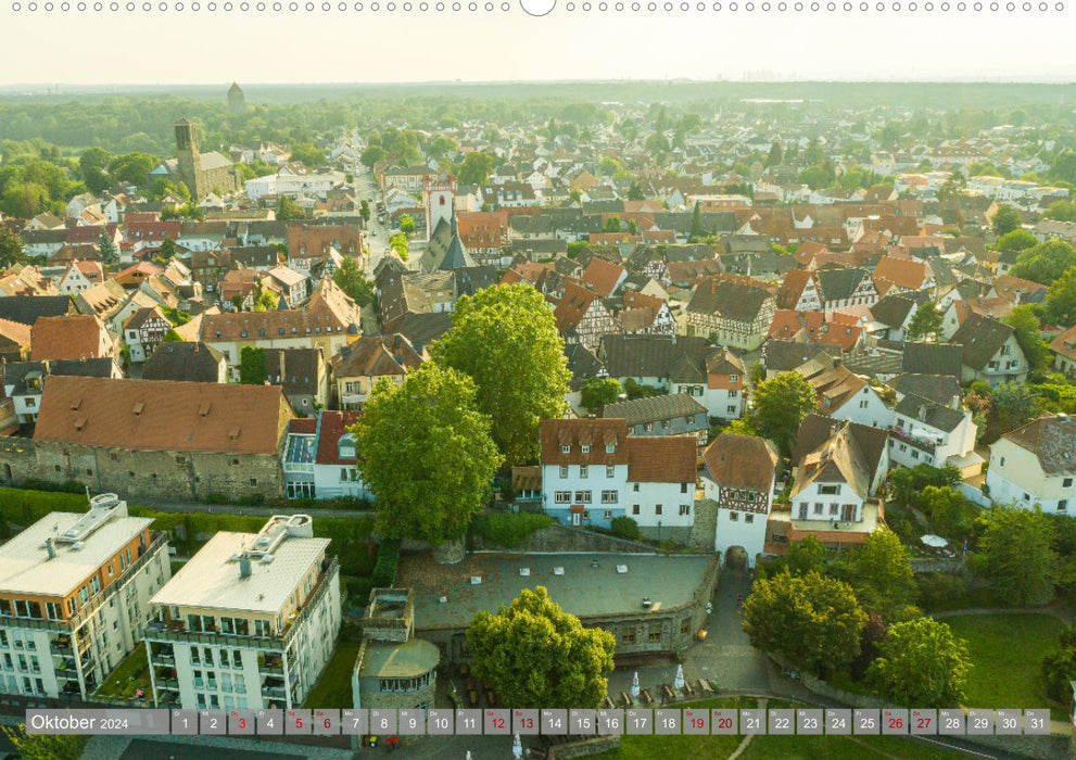 Ein Blick auf Hanau-Steinheim (CALVENDO Premium Wandkalender 2024)
