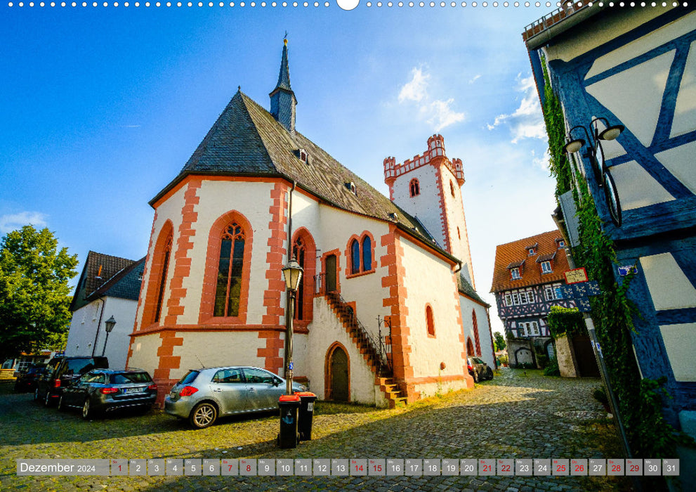 Un regard sur Hanau-Steinheim (Calendrier mural CALVENDO Premium 2024) 