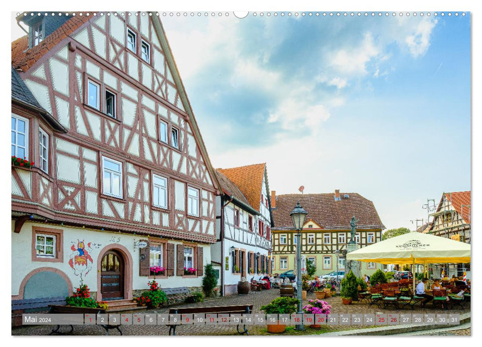 Ein Blick auf Hanau-Steinheim (CALVENDO Premium Wandkalender 2024)
