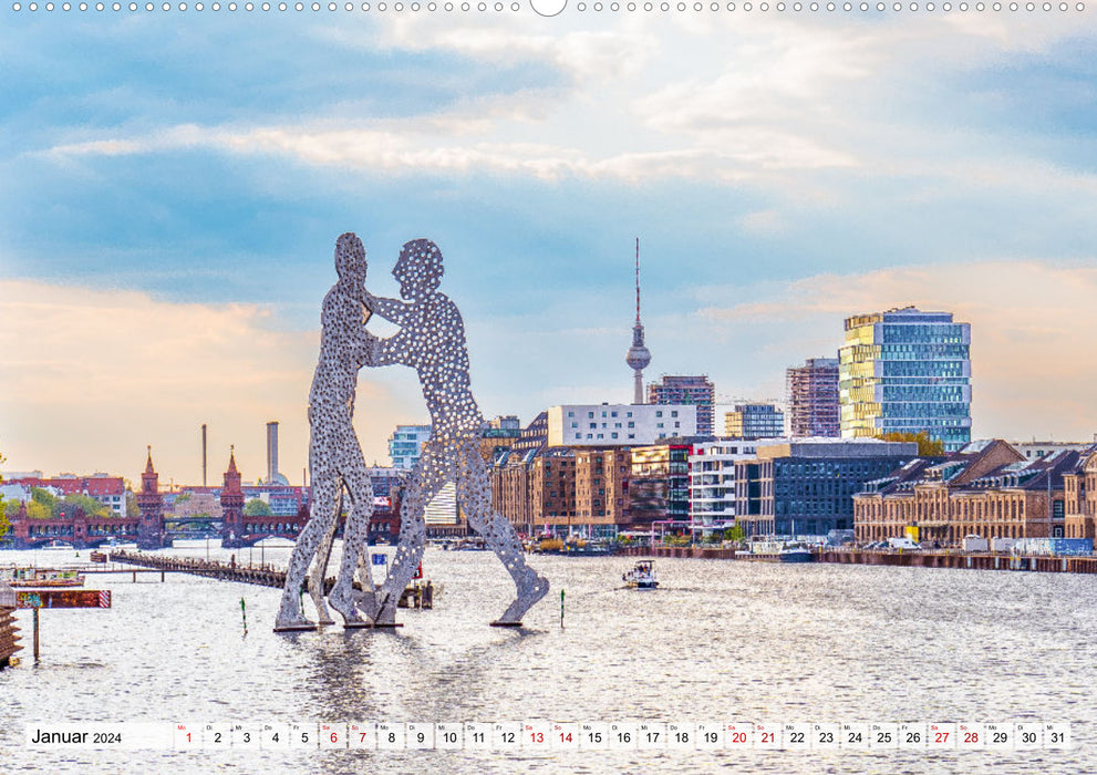Berlin rund ums Jahr (CALVENDO Premium Wandkalender 2024)