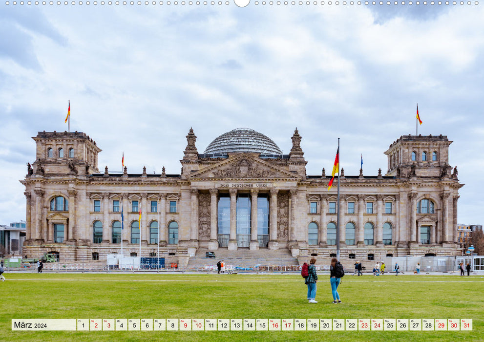 Berlin rund ums Jahr (CALVENDO Premium Wandkalender 2024)