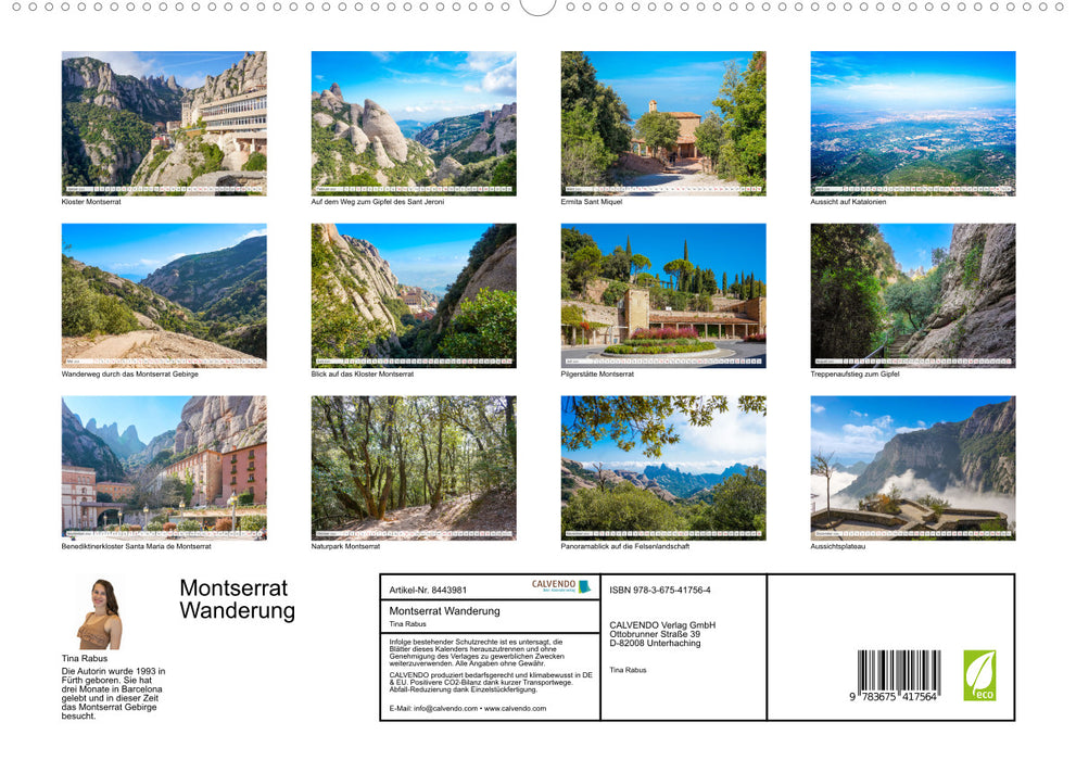 Montserrat Hike (CALVENDO Premium Wall Calendar 2024) 