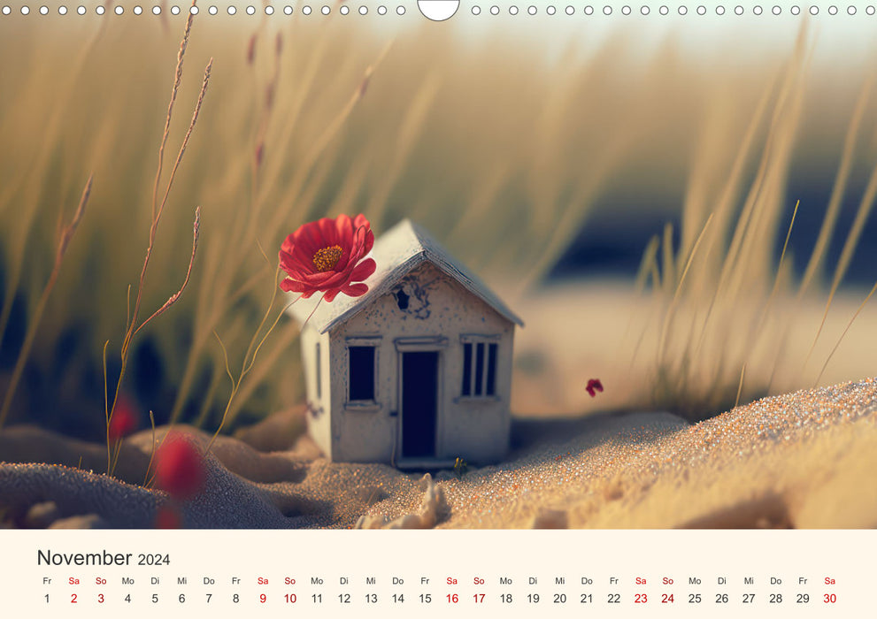 Fairy tale mini house (CALVENDO wall calendar 2024) 