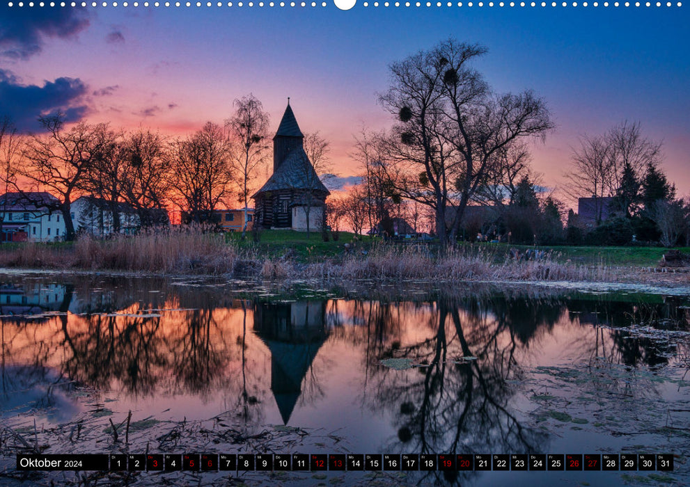 Saxony-Anhalt at the blue hour (CALVENDO wall calendar 2024) 