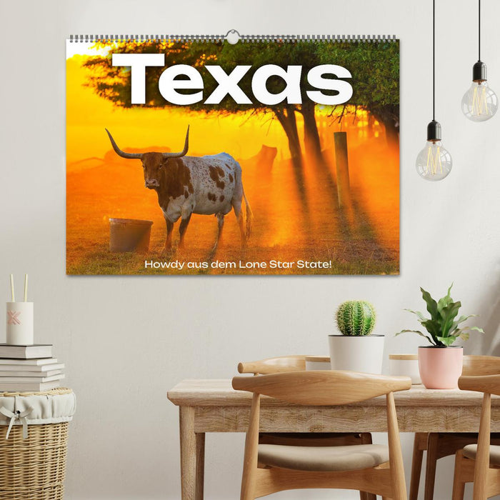 Texas – Salut du Lone Star State ! (Calendrier mural CALVENDO 2024) 