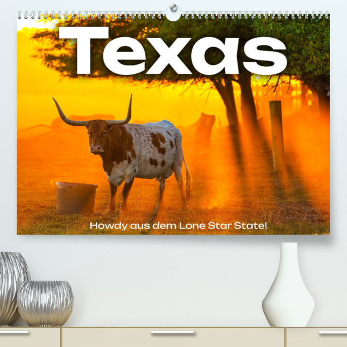 Texas - Howdy aus dem Lone Star State! (CALVENDO Premium Wandkalender 2024)