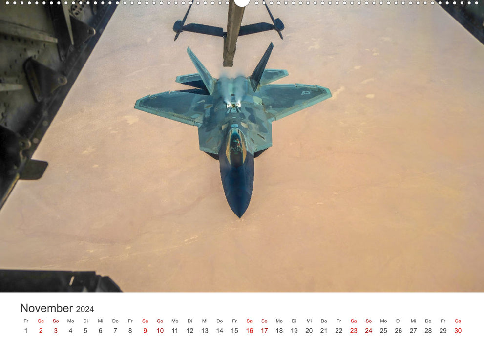 Fighter jets - jet fighter calendar (CALVENDO wall calendar 2024) 