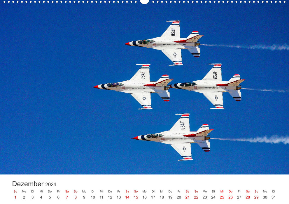 Kampfjets - Düsenjäger-Kalender (CALVENDO Wandkalender 2024)