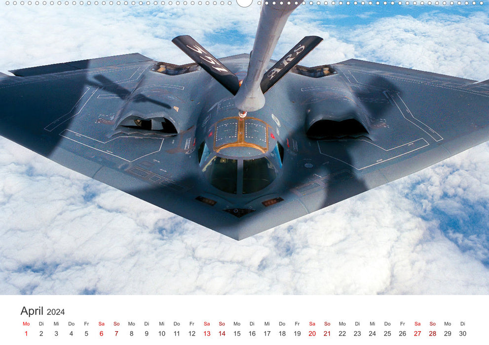 Kampfjets - Düsenjäger-Kalender (CALVENDO Wandkalender 2024)