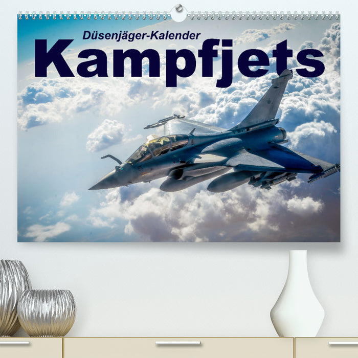 Fighter jets - jet fighter calendar (CALVENDO Premium wall calendar 2024) 