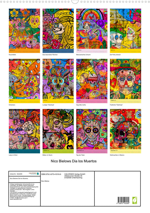 Nico Bielow's Dia los Muertos (CALVENDO wall calendar 2024) 