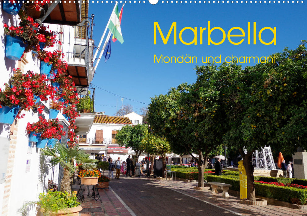 Marbella - sophisticated and charming (CALVENDO wall calendar 2024) 