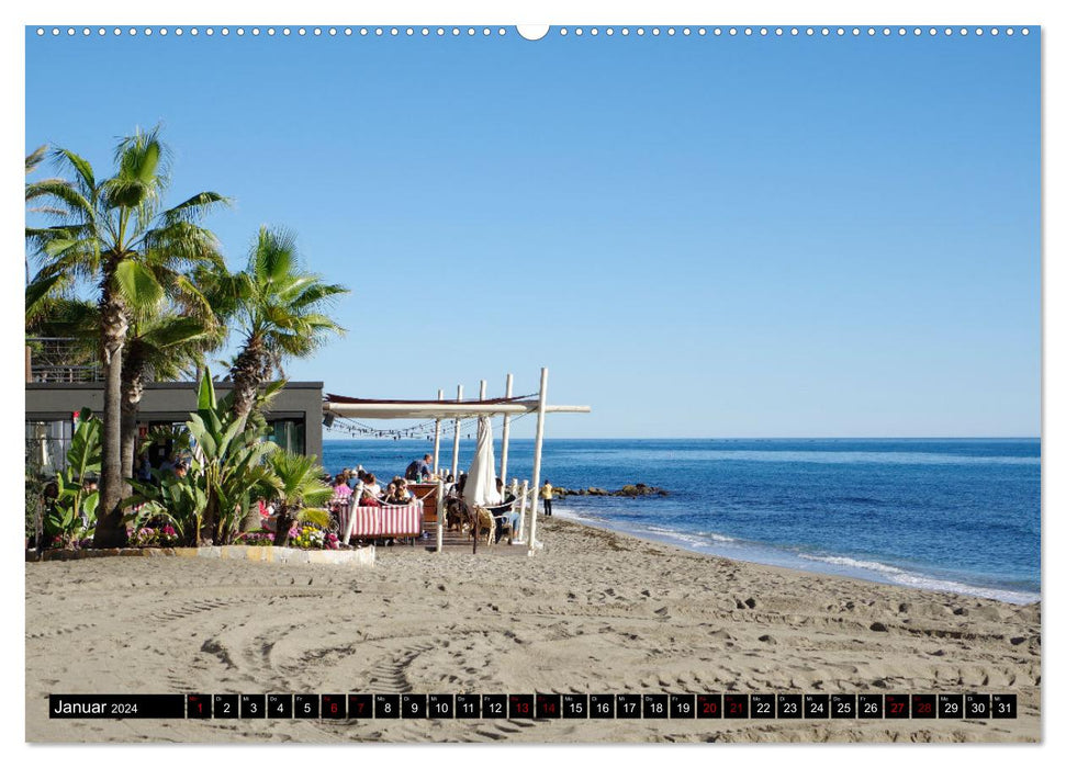 Marbella - sophisticated and charming (CALVENDO wall calendar 2024) 