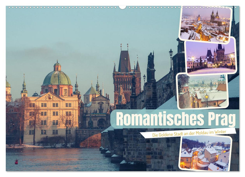 Romantisches Prag (CALVENDO Wandkalender 2024)